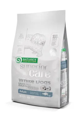 Nature's Protection Superior Care White Dogs Adult Small & Mini med vit fisk för hundar