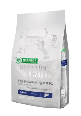 Nature's Protection Superior Care Hypoallergenic Adult All Breeds Lax torrfoder för hundar 1,5 kg