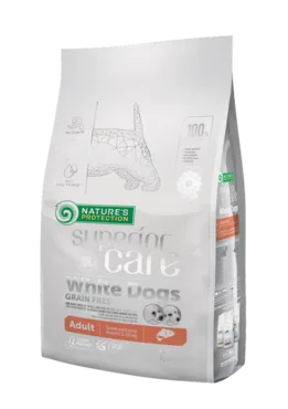 Nature's Protection Superior Care White Dogs Adult Small & Mini Lax 1,5 kg