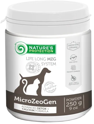 Nature's Protection MicroZeoGen tillskott 250 g för hundar och katter