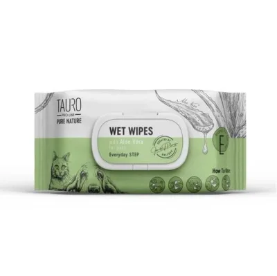 Tauro Pro Line Aloe Vera våtservetter 40st/förp