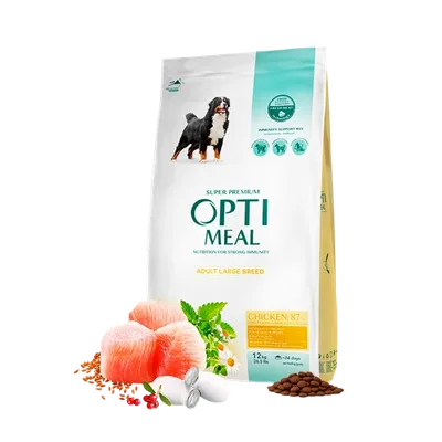 Optimeal Adult & Senior Maxi Breed Chicken With Joint Support 12 kg