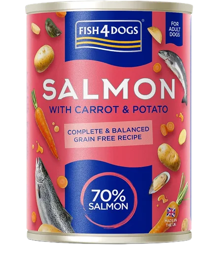 Fish4Dogs Salmon with Carrot & Potato 395g