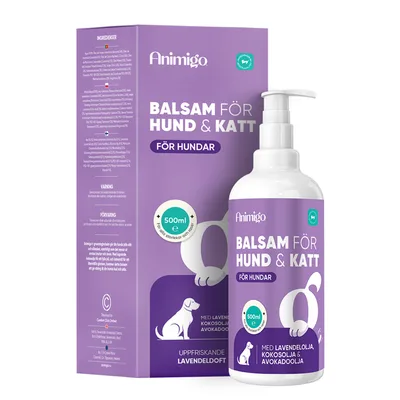 Balsam för Hund och Katt  - Naturligt Balsam för Hundar och Katter - Animigo - 500 ml