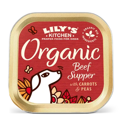 Organic Beef Supper Våtfoder för hund 150g