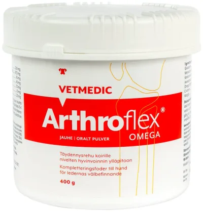 Arthroflex Omega pulver för hundar 400 g