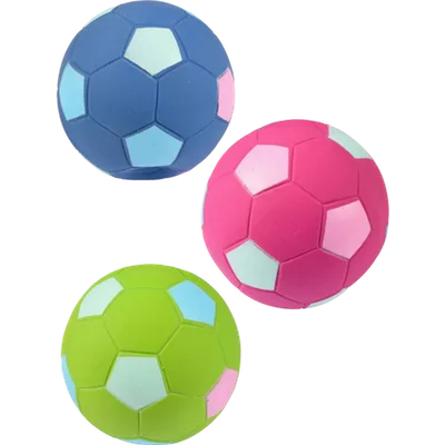 Flamingo Dog Toy Latex Football Mix 6 cm