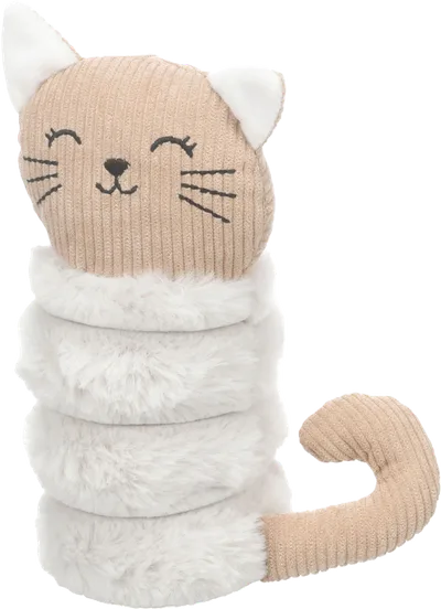 Flamingo Hundleksak Ribola Cat Beige L, 15 x 8 x 22 cm