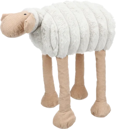 Flamingo Hundleksak Ribola Sheep lying Beige L, 18 x 38 x 35 cm