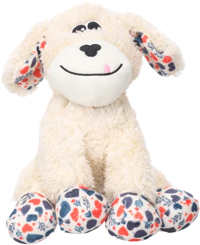 Flamingo Hundleksak Sitting Dog, 20cm