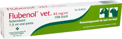 Flubenol vet. oral pasta med spruta 44 mg/ml 7,5 ml