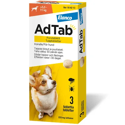 AdTab Tuggtablett 225mg Blister, 3tabletter
