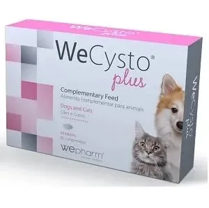 Wepharm WeCysto Plus tuggtabletter för katter och hundar 30 st