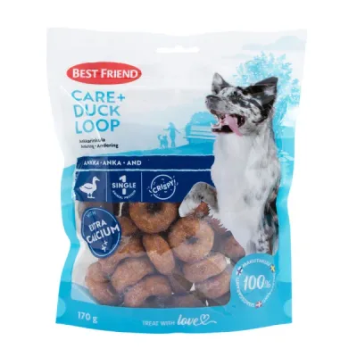 Best Friend Care+ Duck Loop 170 g för hundar
