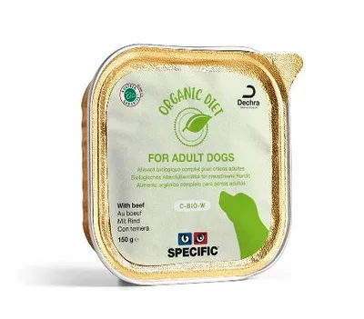 Specific C-BIO-W Organic med nötkött 150 g för hundar