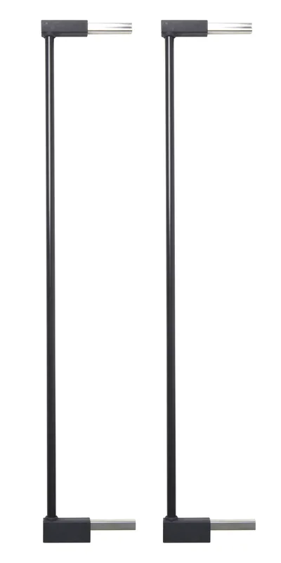 DogSpace Förlängning till Lassie Hundgrind Svart 7 cm 2-pack