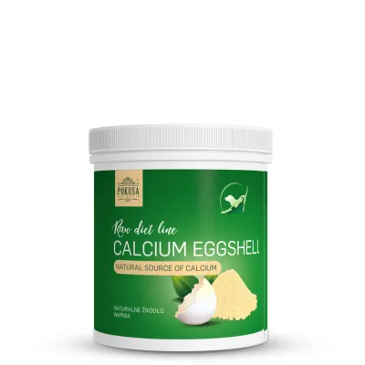 Pokusa RawDietLine Calcium Eggshell 500 g för hundar och katter