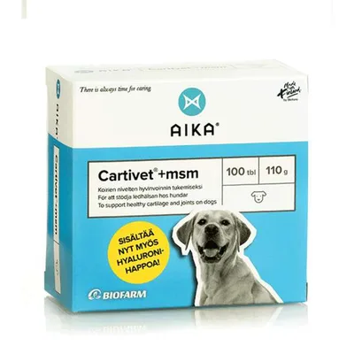AIKA Cartivet+MSM för hundar 100 tabletter