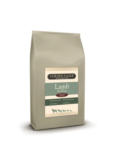 Golden Eagle Naturally Grainfree Hypoallergenic lamm & ris för hundar