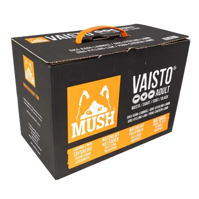 Mush Vaisto Gris-Kyckling-Lamm 10kg (block)