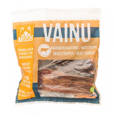 Hundtugg Mush Vainu matstrupe nöt 220g