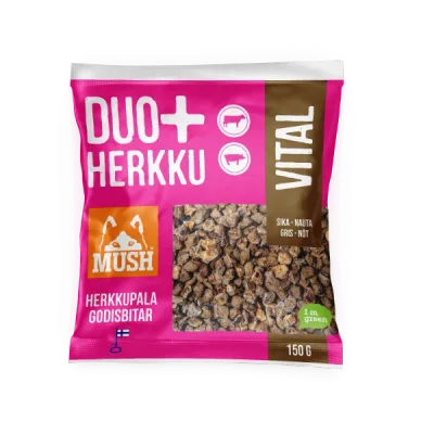 MUSH DUO+ Vital gris & nöt 150 g för hundar