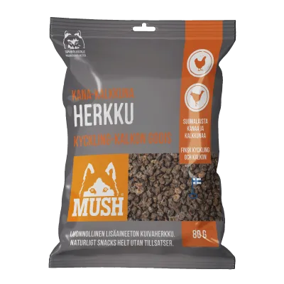 MUSH Kyckling-kalkonggodis 80 g