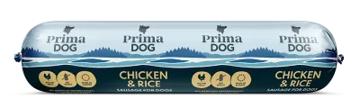 PrimaDog Sausage Chicken & Rice 800 g