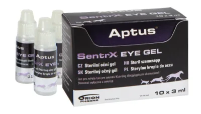 Aptus Sentrx Eye Gel Ögongel för hundar, katter och hästar 10 x 3 ml