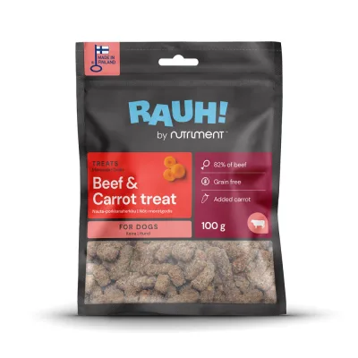RAUH! Beef-carrot Treat 100 g För hundar