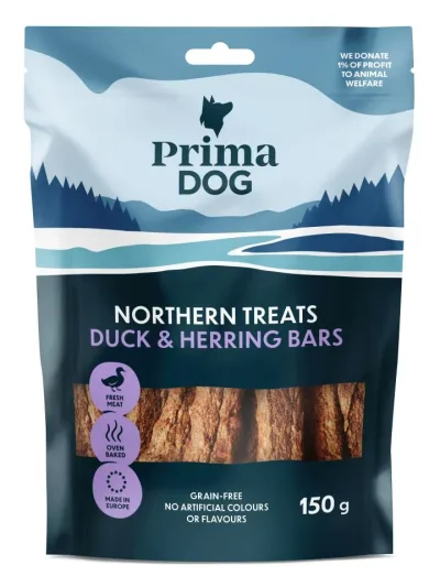 PrimaDog Northern Treats anka-sillgodis