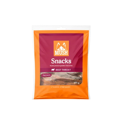 Mush Snacks nöt matstrupe 100 g
