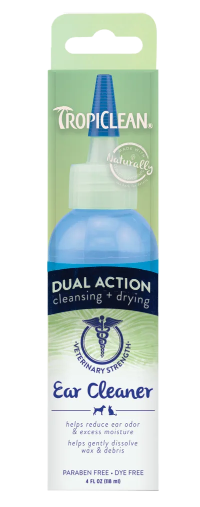 TropiClean Dual Astion Ear Cleaner 118 ml