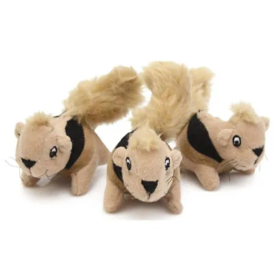 Outward Hound Squeakin Squirrels 3-pack