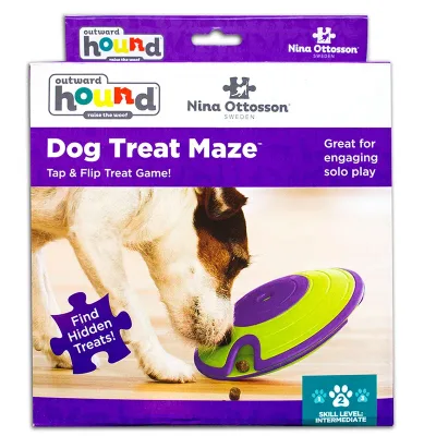 Nina Ottosson Dog Treat Maze Hundspel Grön & Lila
