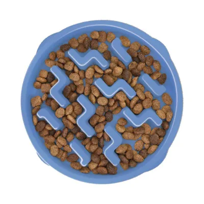 Outward Hound Fun Feeder Slo-Bowl Blue – slow feeder-matskål