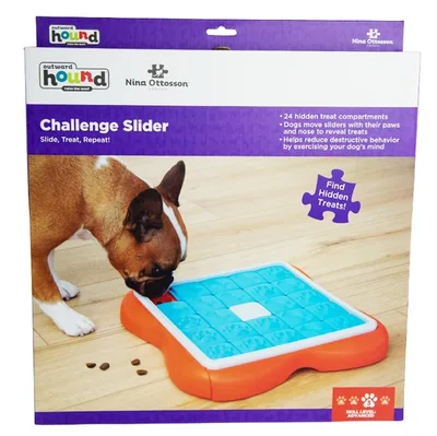 Nina Ottosson Dog Challenge Slider Orange & Turkos