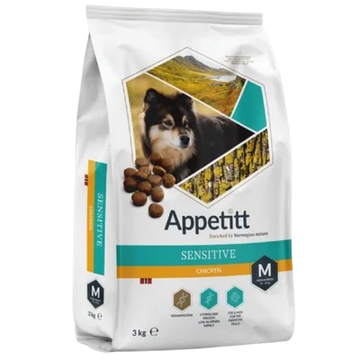 Appetitt Dog Sensitive Medium Chicken - 3 kg