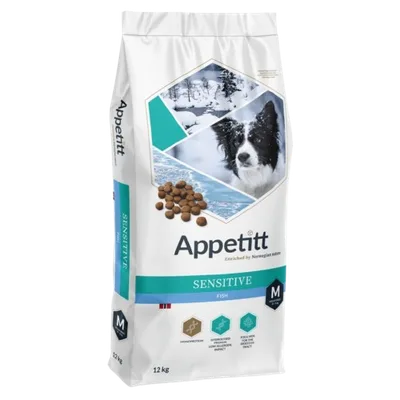 Appetitt Dog Sensitive Medium Fish Torrfoder till Hund - 12 kg