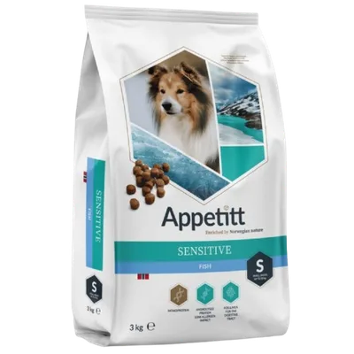 Appetitt Dog Sensitive Small Fish Torrfoder till Hund - 3kg