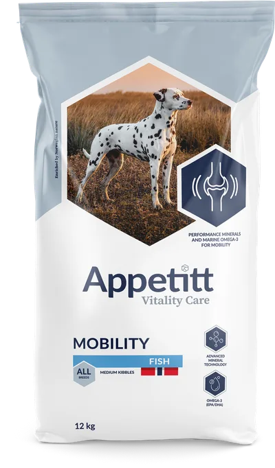 Appetitt Vitality Care Mobility Fish M/L Torrfoder till Hund 12 kg