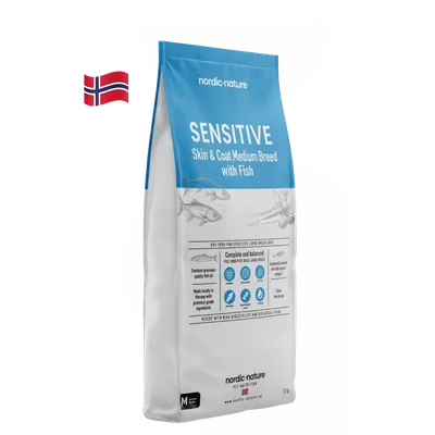 Nordic Nature Sensitive Skin & Coat Fish Medium Breed 3 kg
