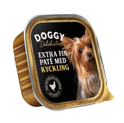 Delikatess Paté Våtfoder för hund Kyckling 150g