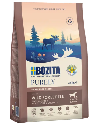 Bozita Dog Purely Puppy & Junior Elk