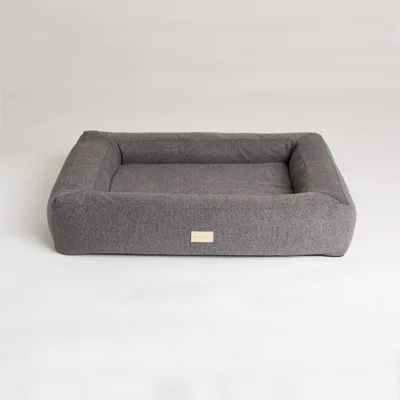 Box Bed Hundbädd Mörkgrå M