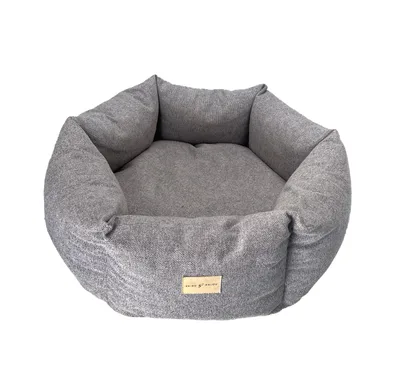 Hexa Rest Hundbädd Ljusgrå L ø110cm