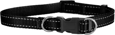 Dogman Justerbart Halsband Iris Svart 22-35 cm
