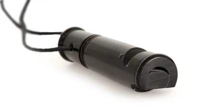 Visselpipa Horn Enkelton Svart 7,4cm