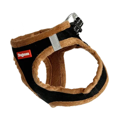Step-in Plush Hundsele Svart XL