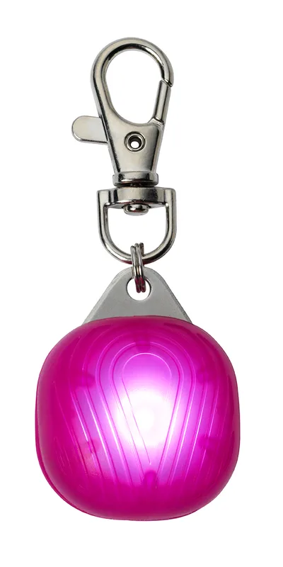 Blinklampa Burger LED Rosa